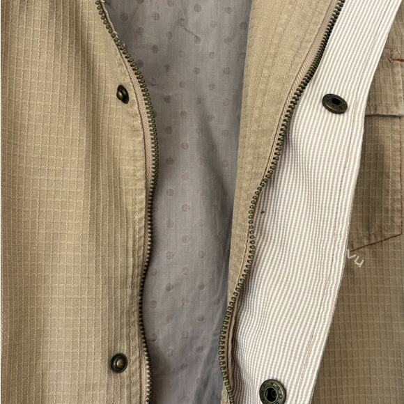 KAVU Beige Lightweight Cotton Jacket Women's S - Picture 4 of 10